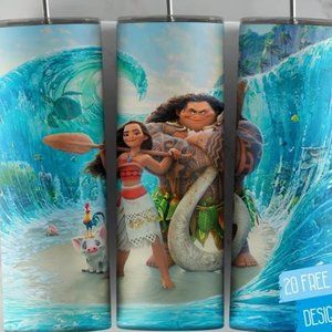 Moana 20oz Skinny Tumbler